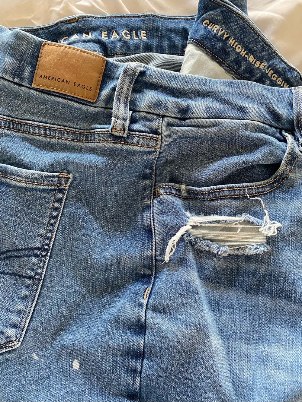 American Eagle Curvy High-Rise Jeggings 14 NWOT